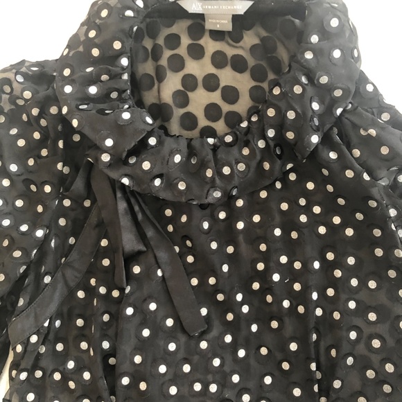 Armani Exchange Statement Blouse - Picture 4 of 11